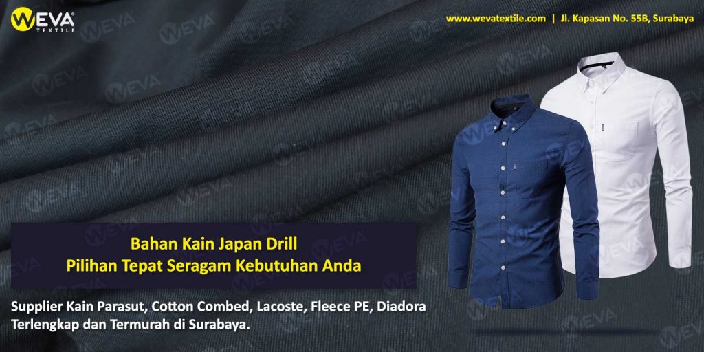 bahan kain berkualitas untuk seragam japan drill