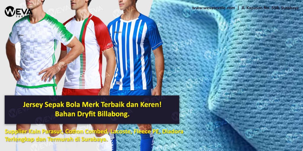 Bahan Kain Drifit Dryfit Motif Bilabong Murah Toko Weva Surabaya