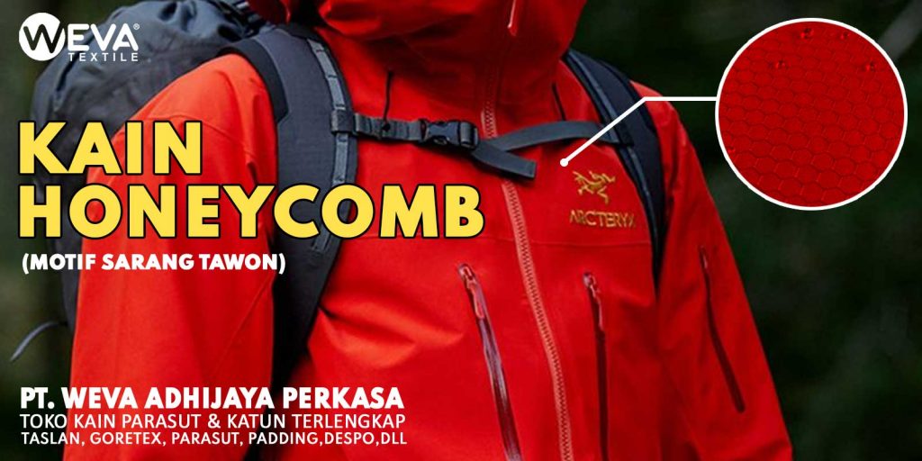 Kain Honeycomb Sarang Tawon Toko Kain Parasut Weva Textile Kapasan Surabaya