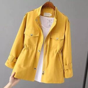 jaket kasual wanita ilustrasi jaket kasual wanita