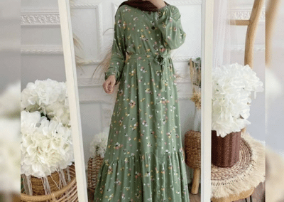 gamis bahan rayon