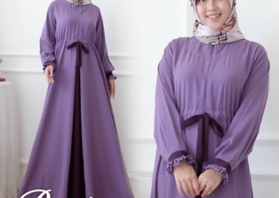 gamis bahan wolfis