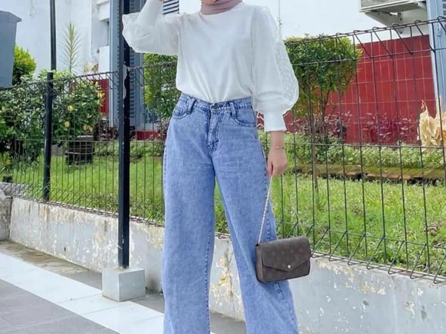 OOTD Celana Kulot Jeans: Gaya Kasual yang Trendi dan Nyaman - Weva Textile