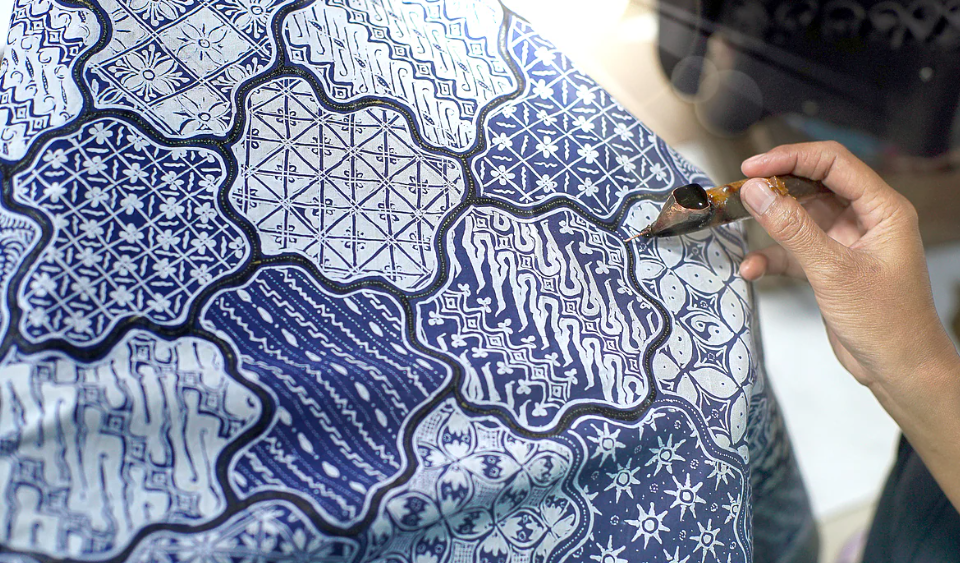 ilustrasi batik sekar jagad