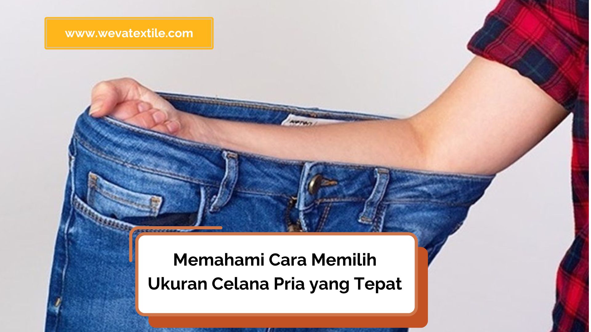 ukuran celana pria