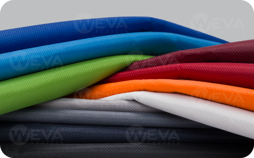 kain cordura PVC Wevatex tampak dari dekat