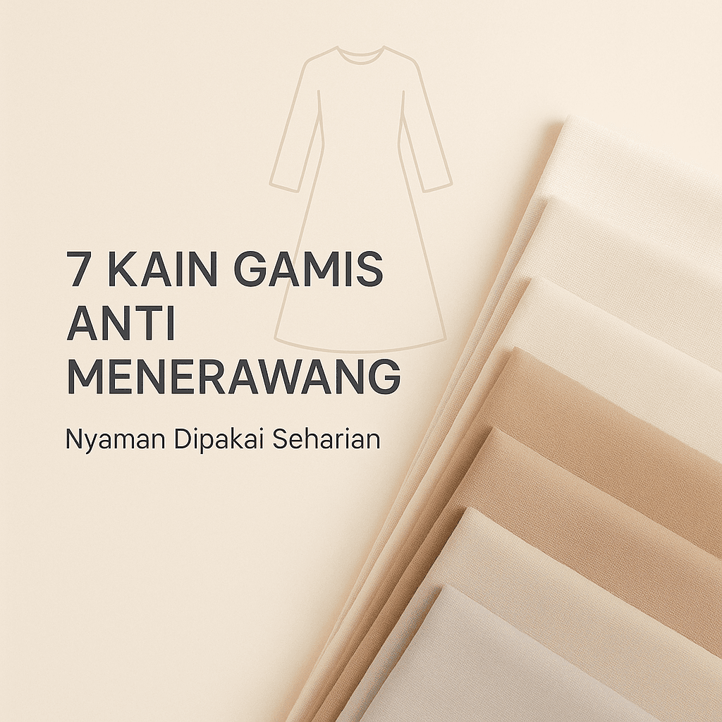 7 Kain Terbaik untuk Gamis yang Tidak Menerawang: Nyaman Dipakai Seharian