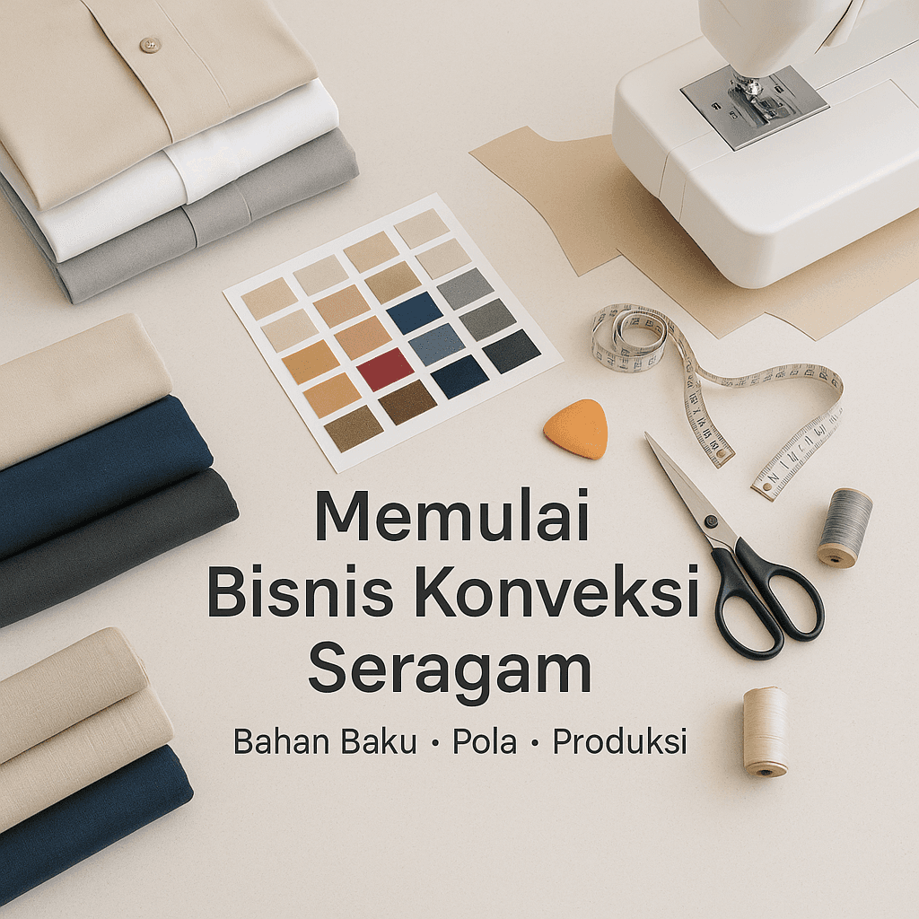 Cara Memulai Bisnis Konveksi Seragam: Dari Bahan Baku Hingga Produksi